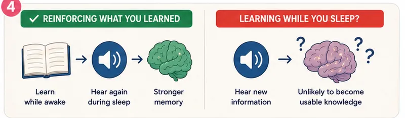 Learning a language while sleeping