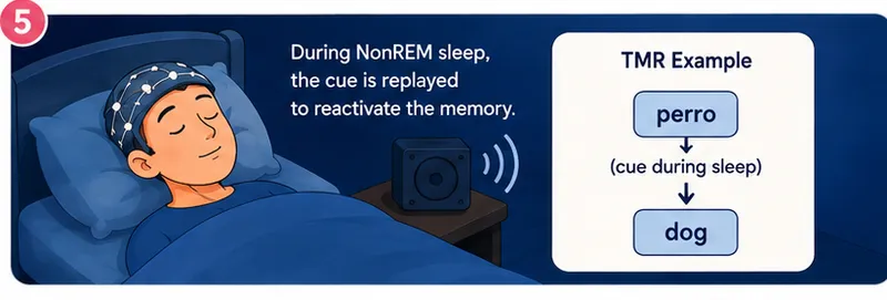 Learning a language while sleeping
