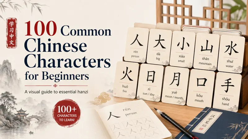 100 Common Chinese Characters for Beginners