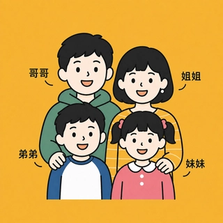 Brothers and sisters in Chinese