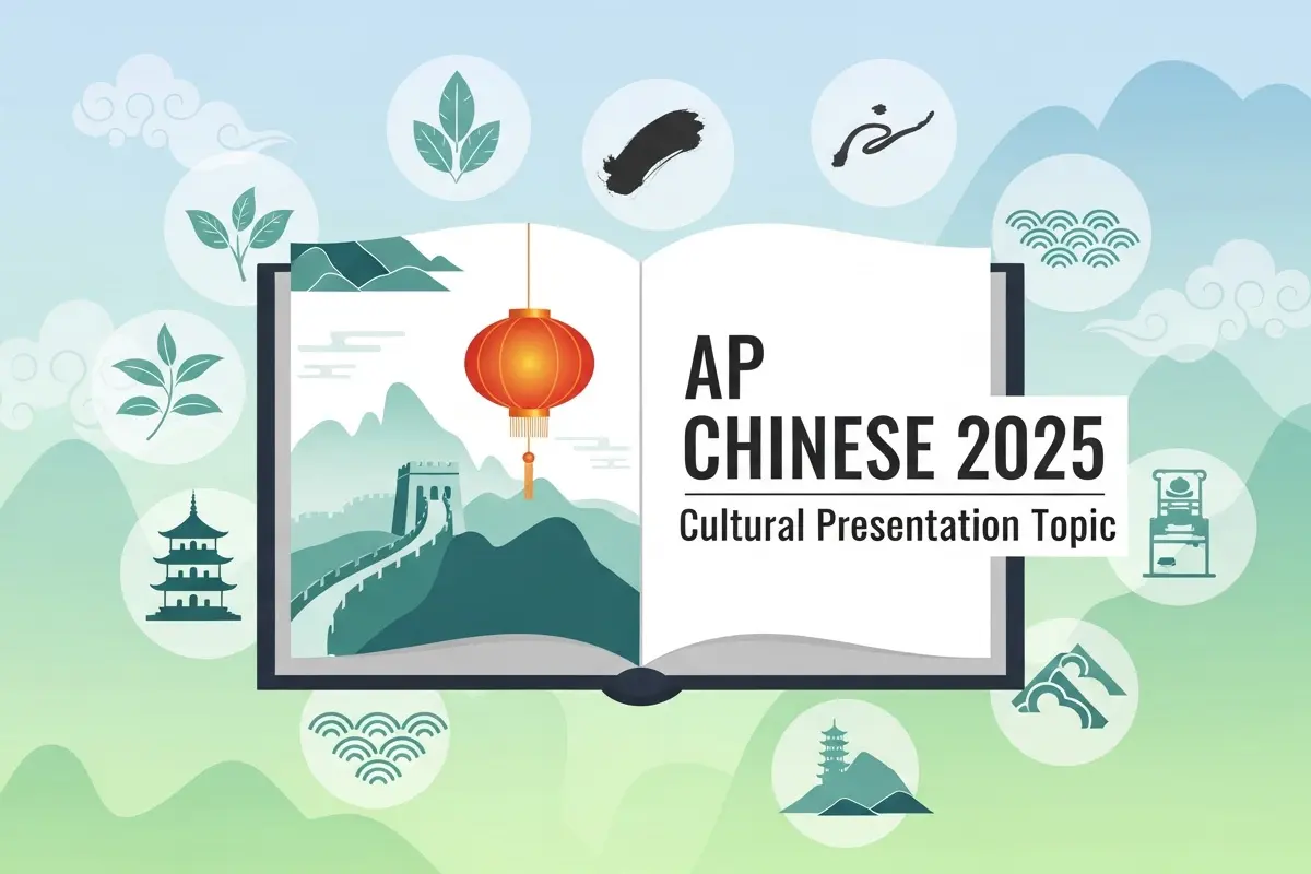 AP Chinese 2025 Cultural Presentation Topic