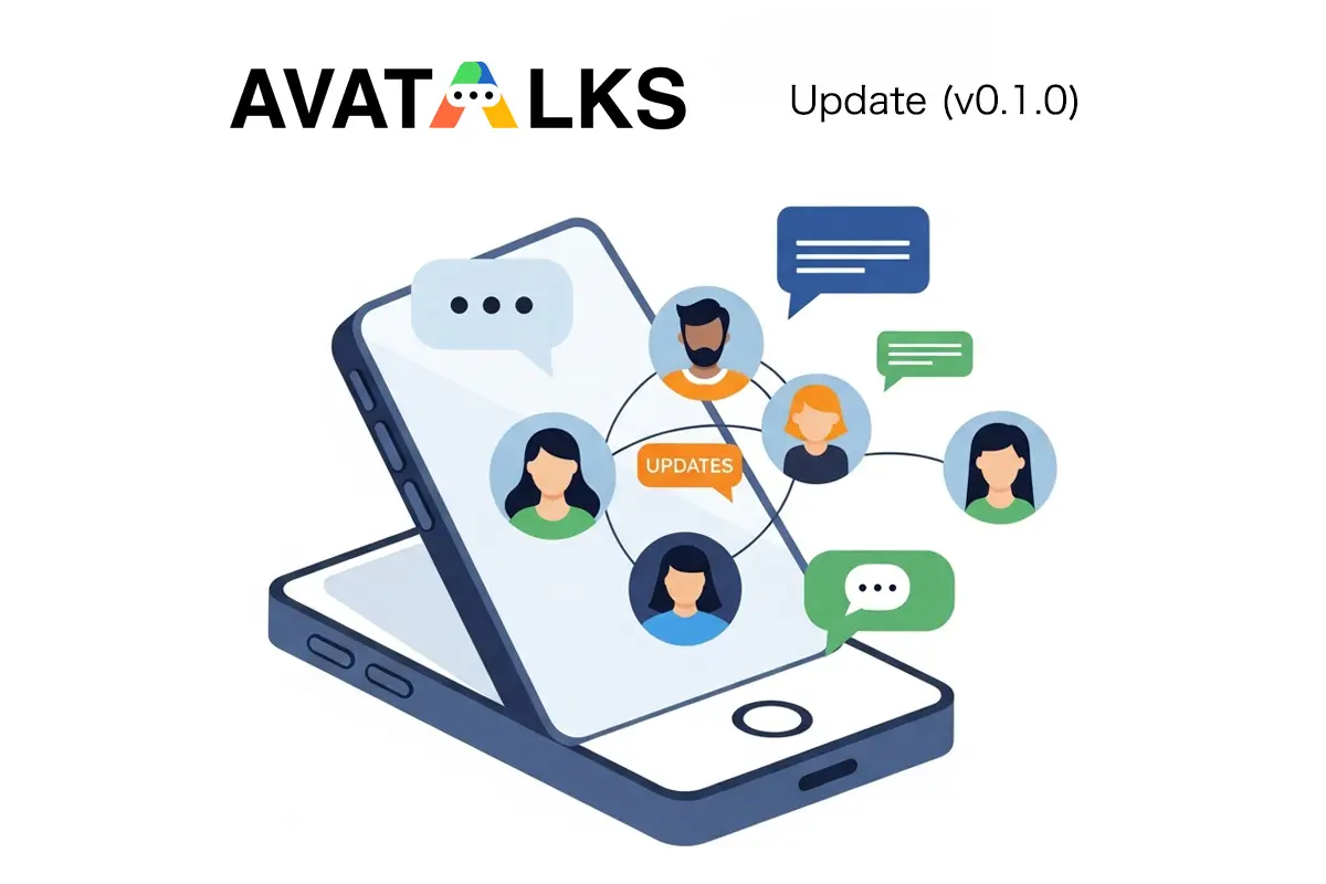 avatalks updates v0-1-0
