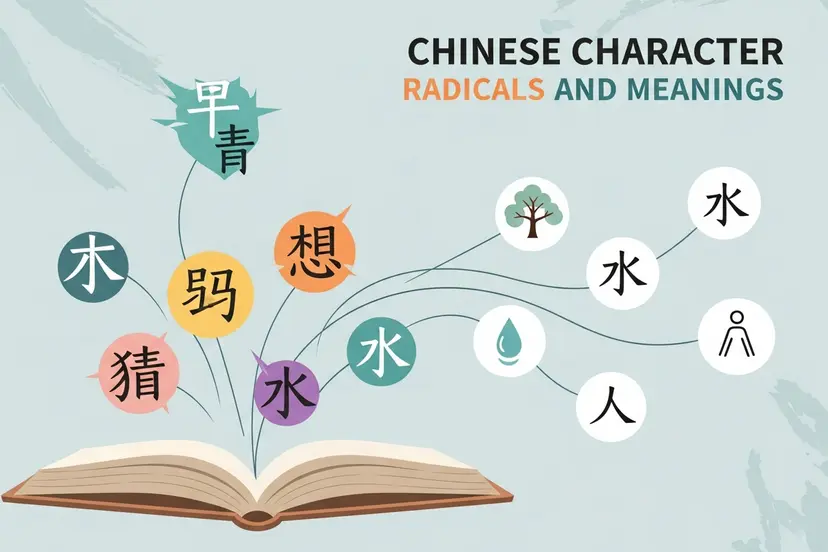 Chinese Character Radicals and Meanings