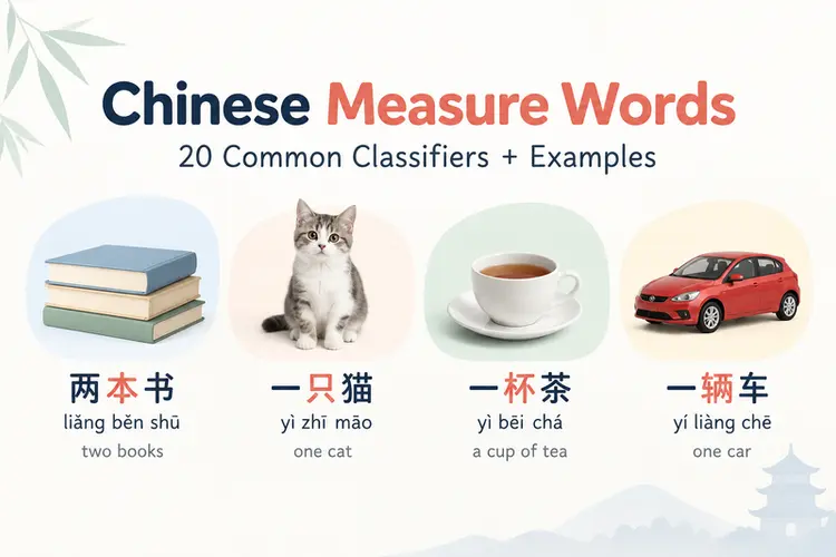 Chinese Measure Words: 20 Common Classifiers + Examples