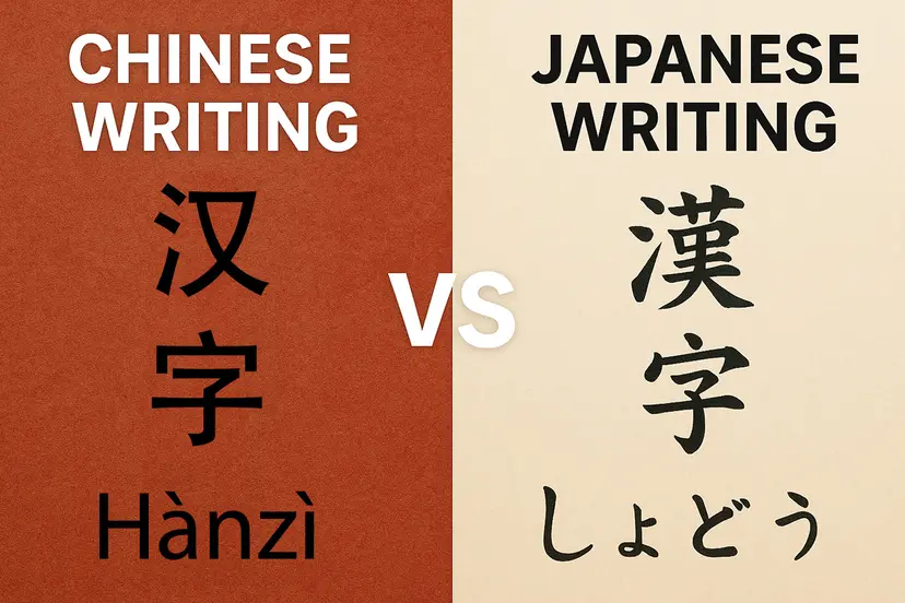 Chinese Writing vs Japanese: Key Differences Explained