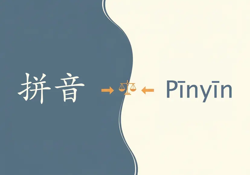 Difference Between Chinese Characters and Pinyin