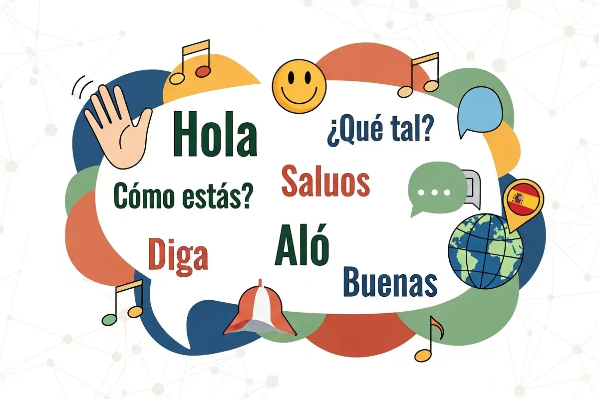 Different ways to say hi in Spanish