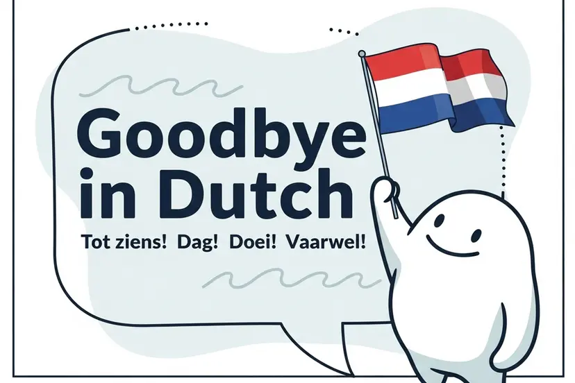 How to Say Goodbye in Dutch: Common Farewells