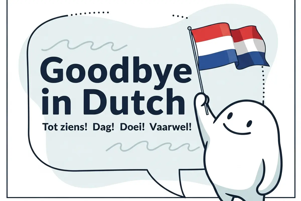 How to Say Goodbye in Dutch