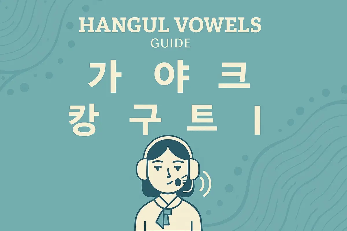 Hangul Vowels Guide
