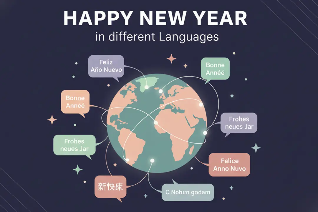How to say happy new year in 20 languages