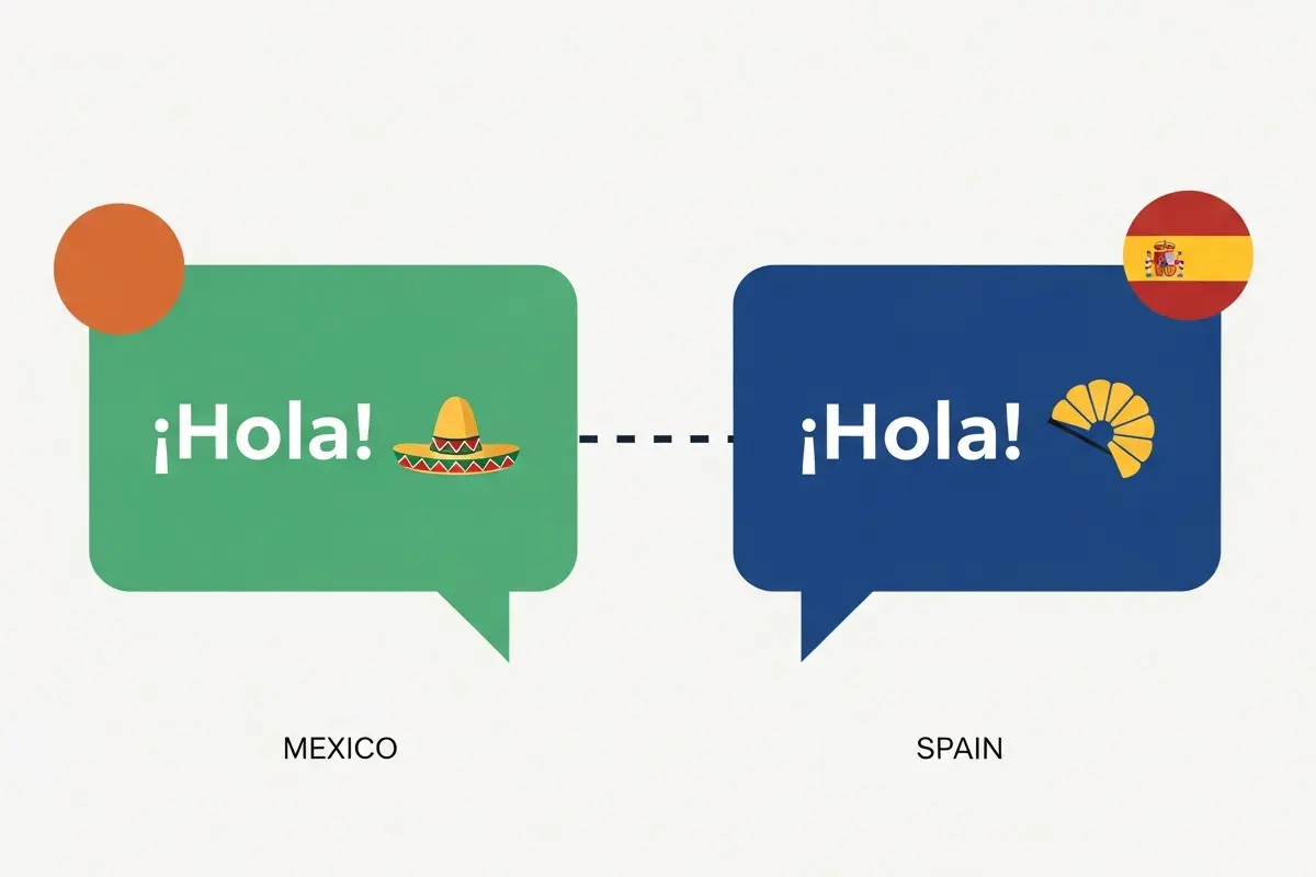 How to say hi in Spanish in Mexico vs Spain