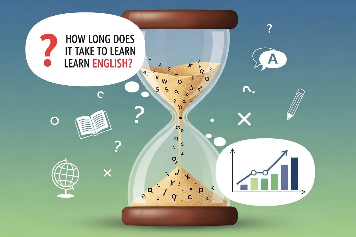 كم من الوقت يستغرق تعلم اللغة الانجليزية