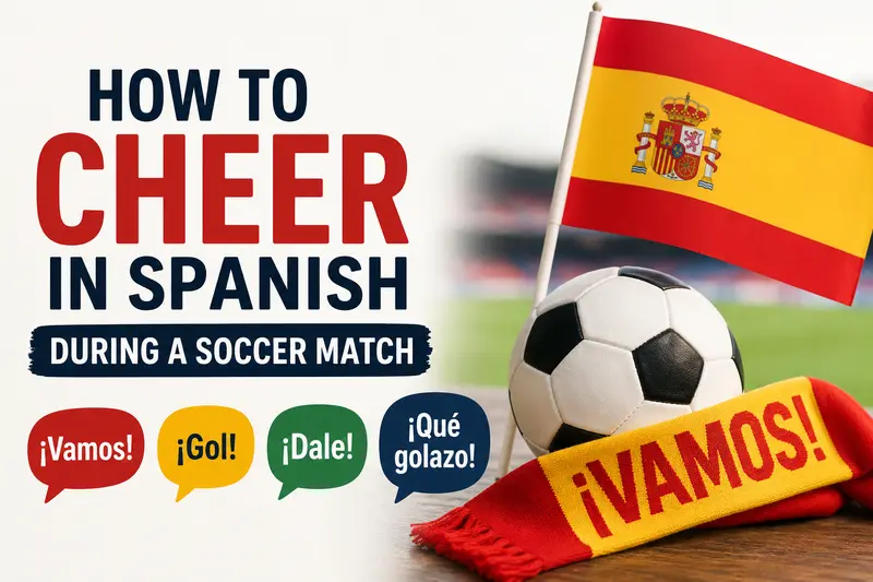 How to cheer in Spanish during a soccer match
