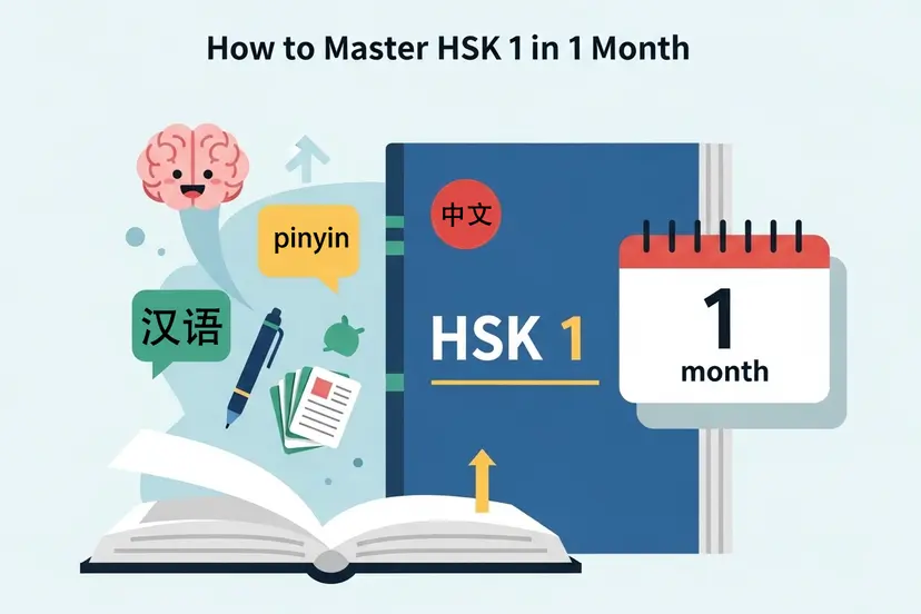How to Master HSK 1 in 1 Month: 30-Day Study Plan