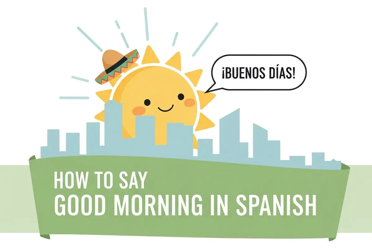 How to say good morning in Spanish