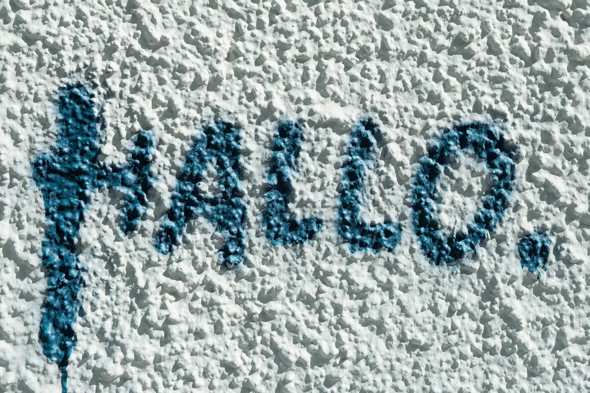 How to say hi in German