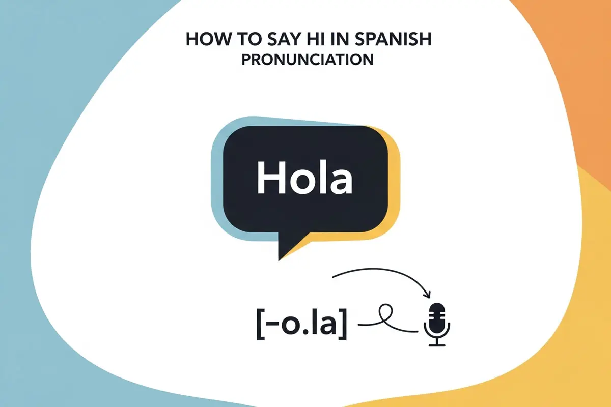 How to say hi in Spanish pronunciation guide