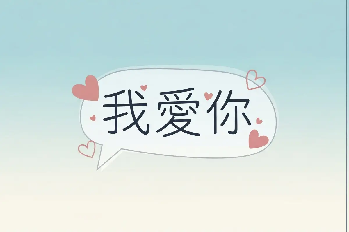 I Love You in Chinese