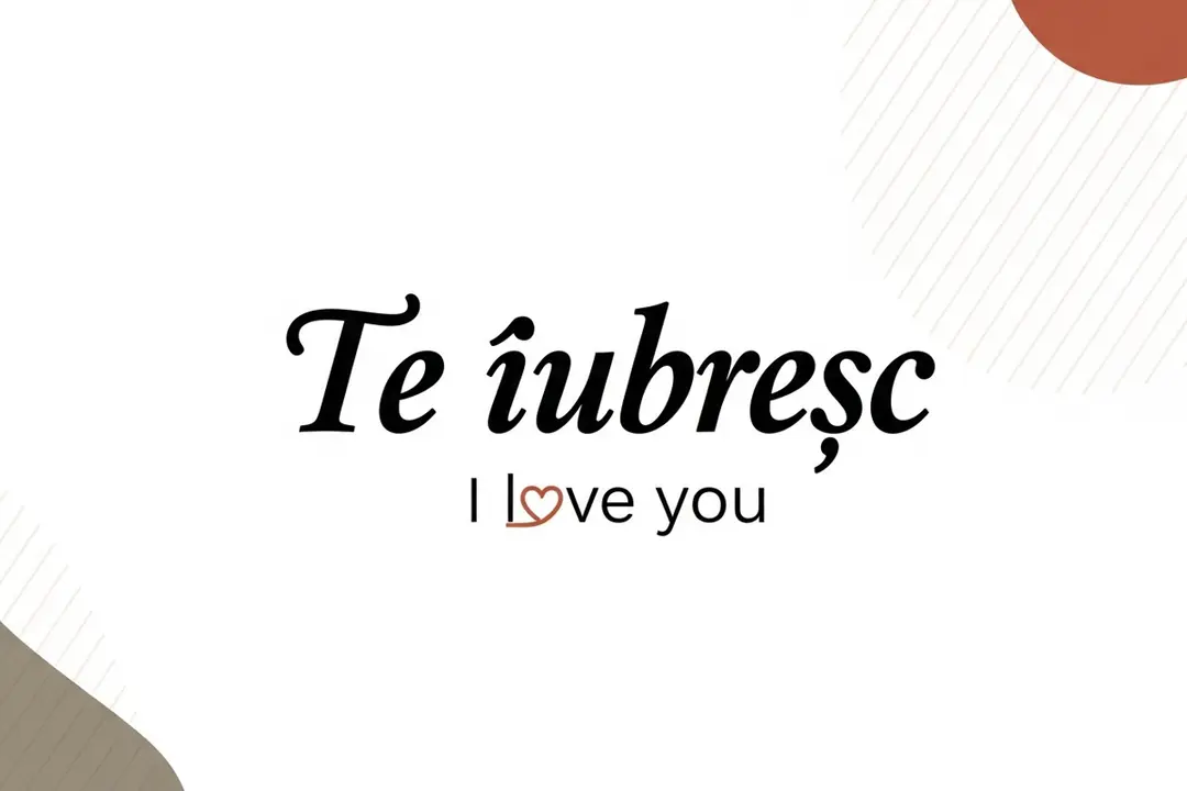 How to Say I Love You in Romanian Language