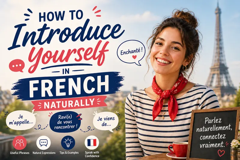 How to introduce yourself in French naturally