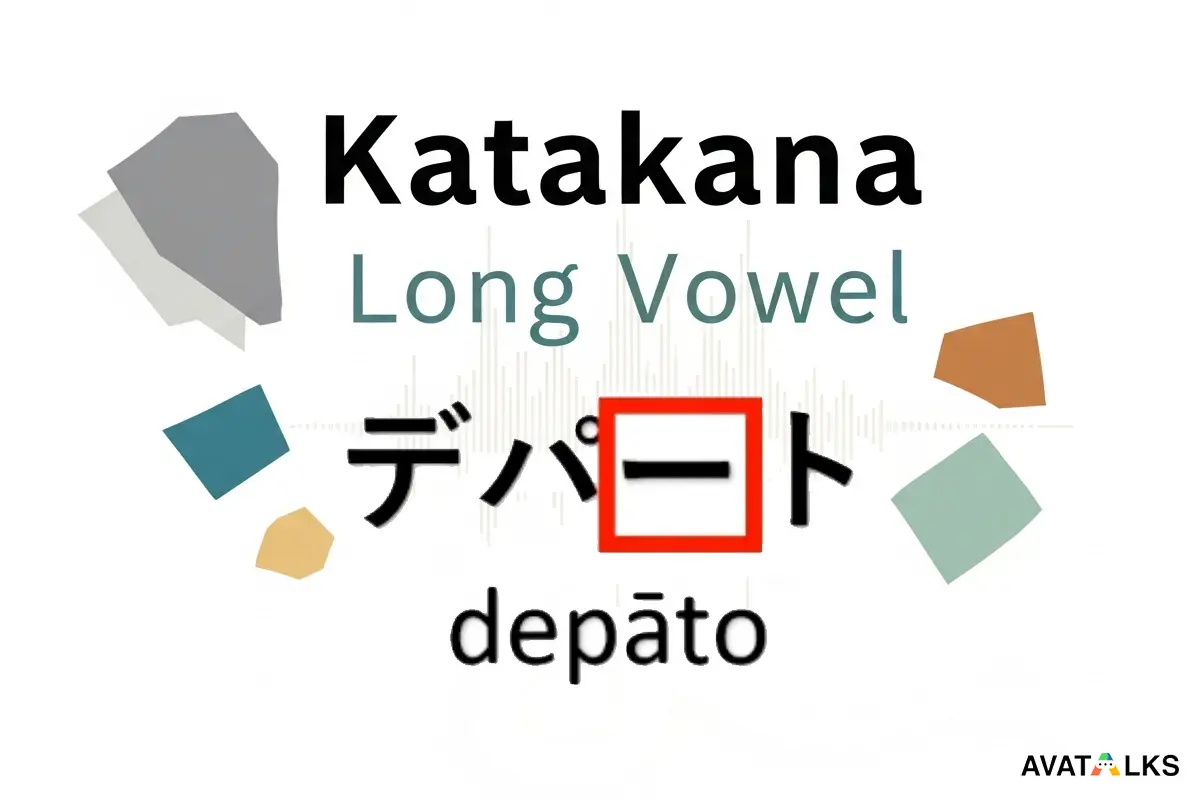 Katakana long vowel mark explained
