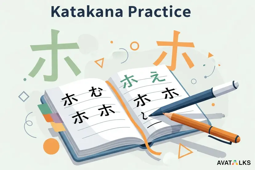 Katakana Practice Online: 15-Minute Audio + Writing Plan