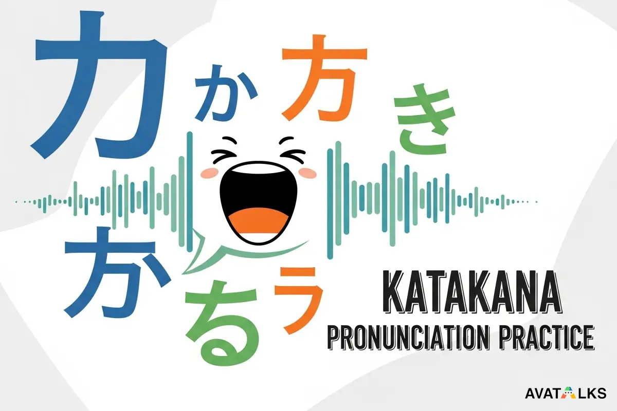 Katakana pronunciation practice