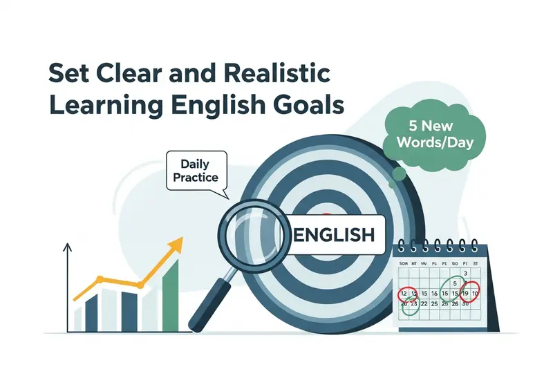 set clear and realistic learning english goals