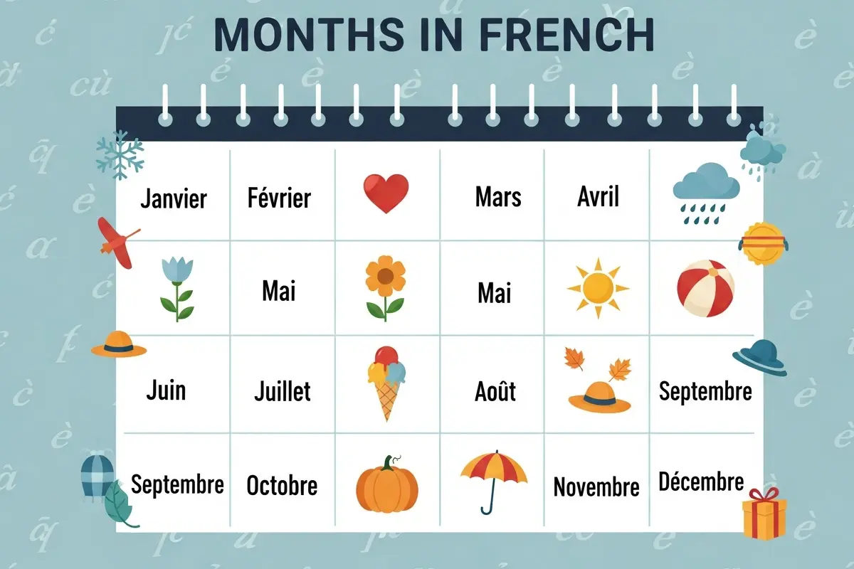 Months in French