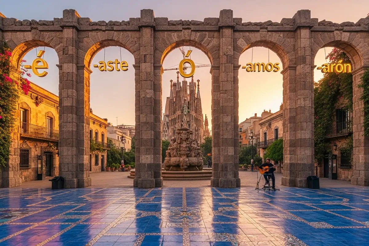 Past tense conjugation Spanish guide