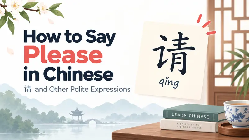 How to say please in Chinese with 请 and other polite Mandarin expressions