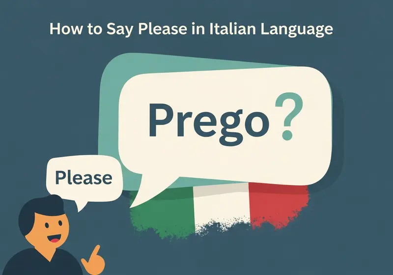 How to Say Please in Italian