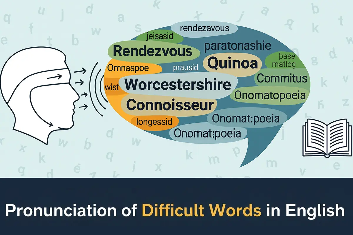 Pronunciation of Difficult Words in English