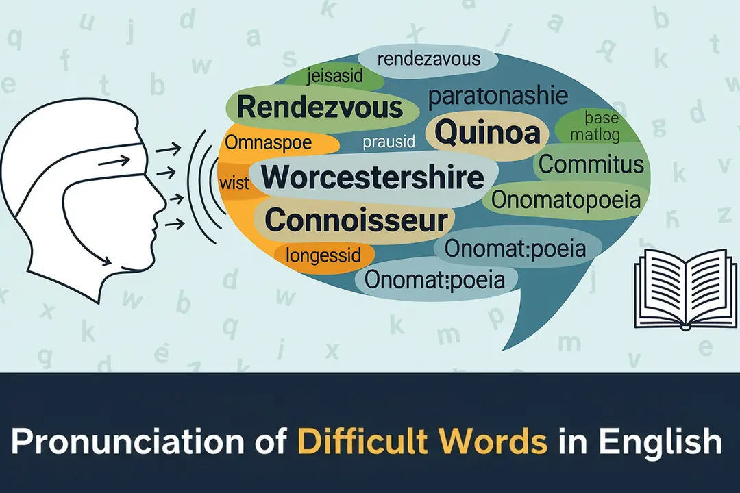 Pronunciation of Difficult Words in English