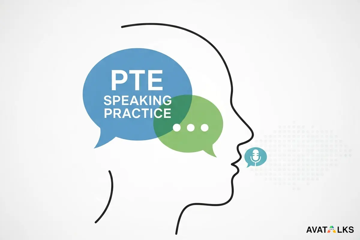 PTE speaking practice Repeat Sentence and Describe Image templates