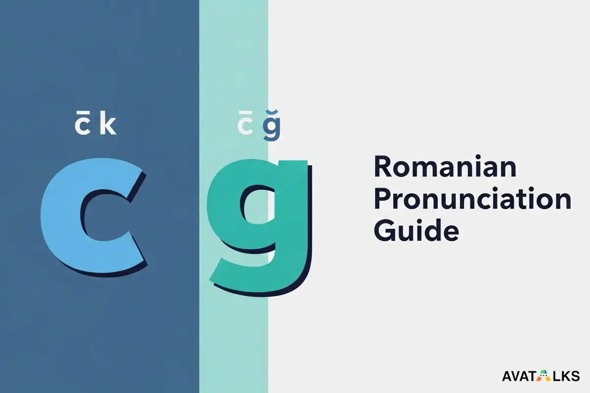 romanian c and g pronunciation