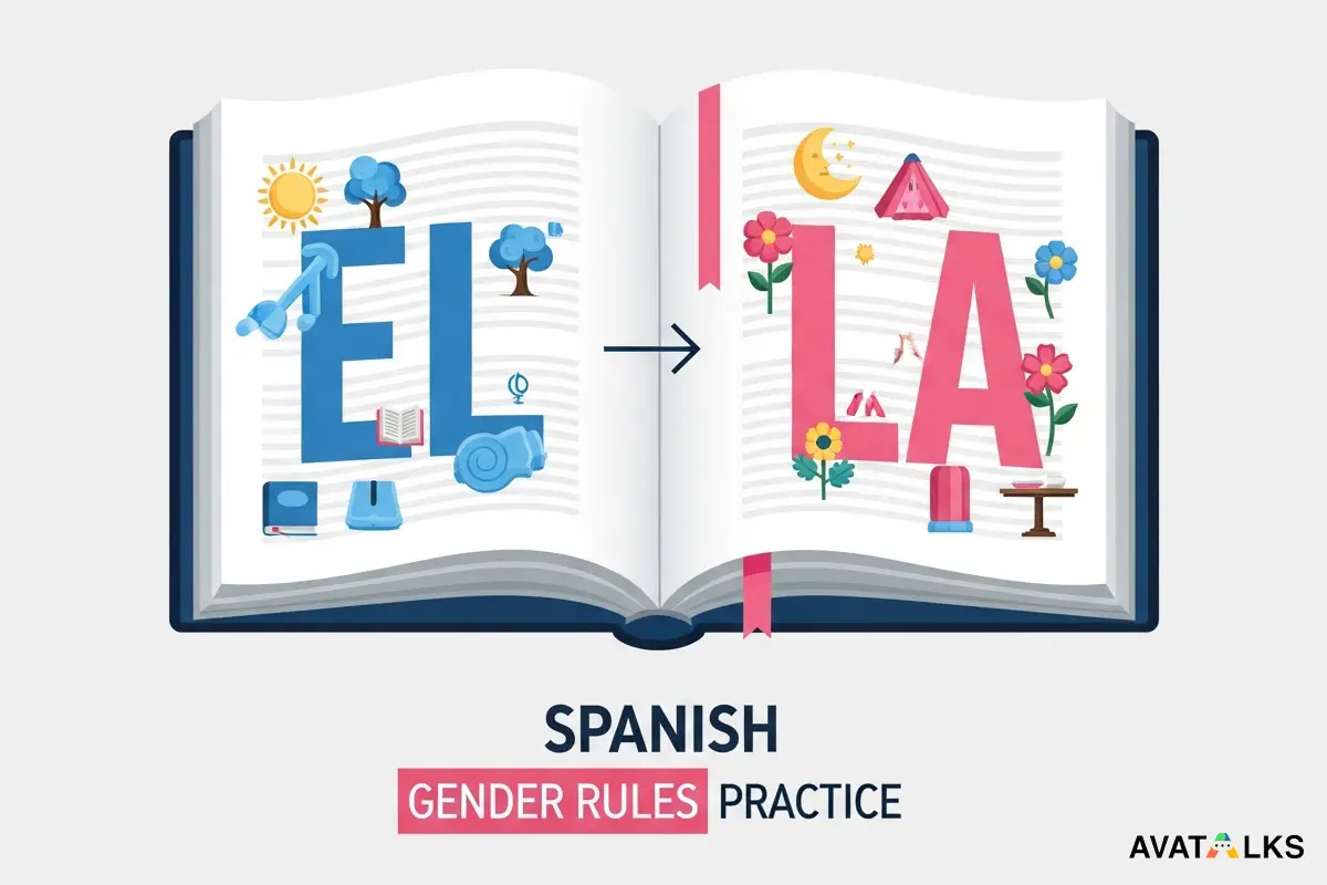 Spanish Gender Rules Practice