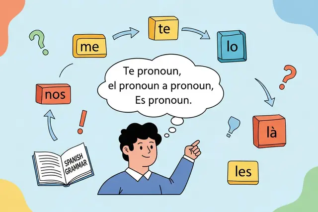 Spanish Pronoun Placement Practice: Before & After Verbs