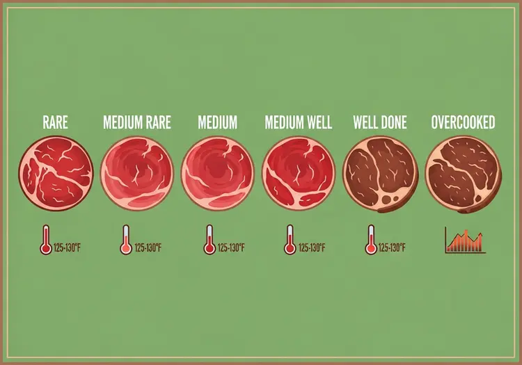 Steak Doneness in English