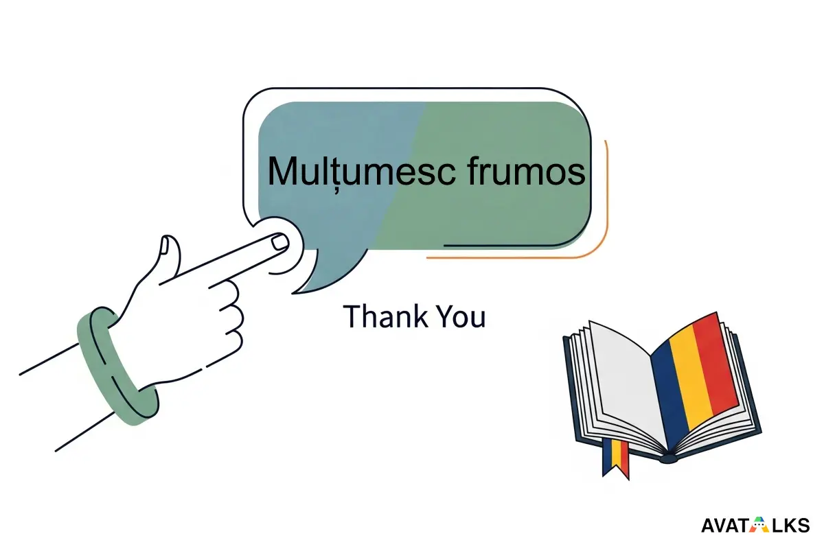 Thank You in Romanian Language Mulțumesc frumos