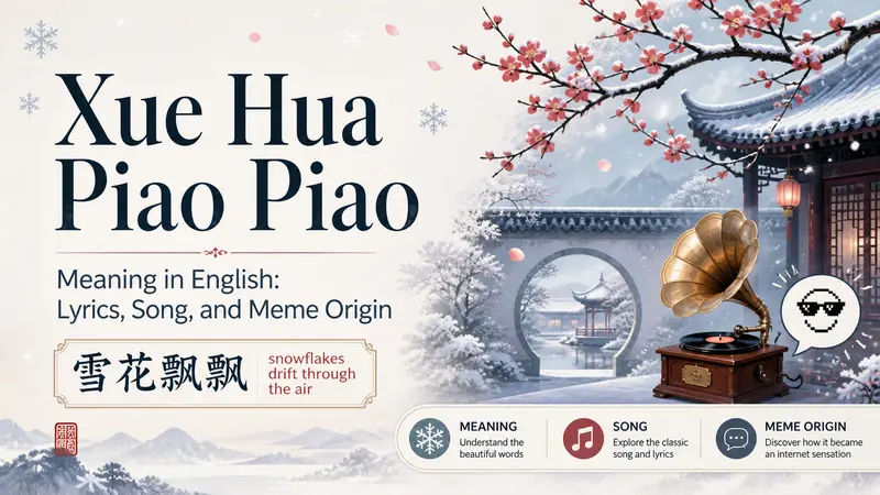 Xue Hua Piao Piao meaning in English
